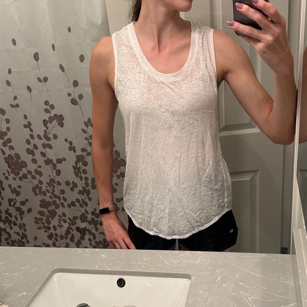 Chaser White Tank Top
